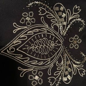 Embroidered crop top